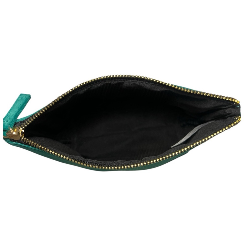 Kiehl’s Velvet Pouch Makeup Cosmetic Case Bag Green - Picture 7 of 14